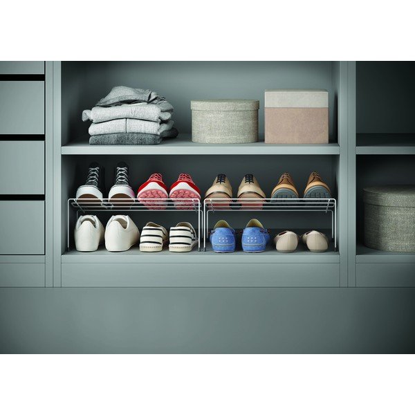 2 valge roostevabast terasest jalatsiriiuli komplekt Cipok - Metaltex-image-2