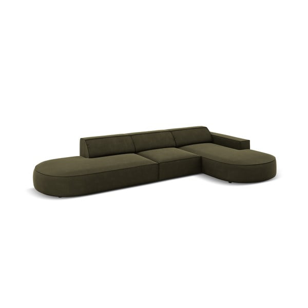 Roheline sametne nurgadiivan (paremas nurgas) Jodie - Micadoni Home-image-4