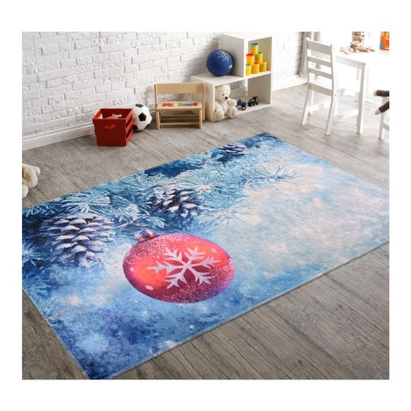 Modrý koberec Vitaus Decorations, 50 x 80 cm