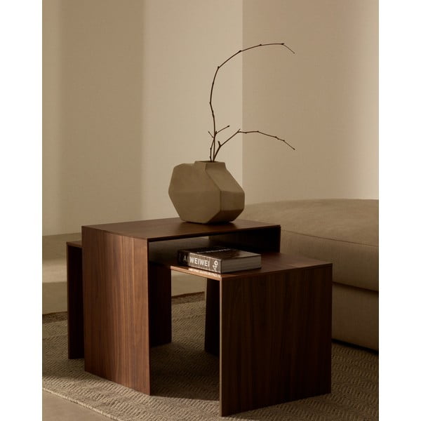 Pähklipuidu spoonist abilaud 40x55 cm Litto - Kave Home-image-2