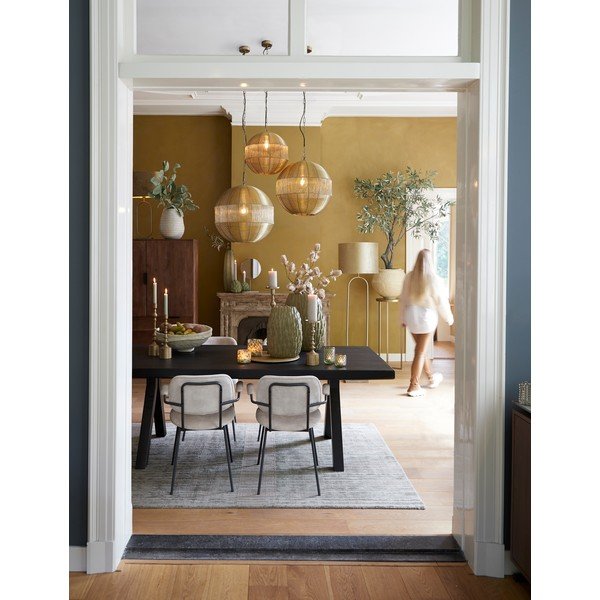 Kuldne rippvalgusti  ø 45 cm Pilka - Light & Living-image-2