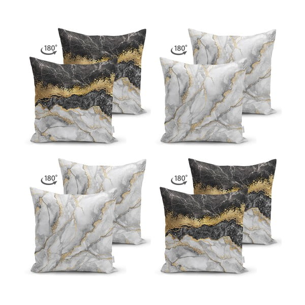 4 padjapüüri komplekt Marmor, 45 x 45 cm - Minimalist Cushion Covers