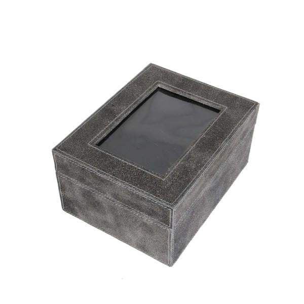 Úložná krabice Cordoba Grey, 22x18 cm