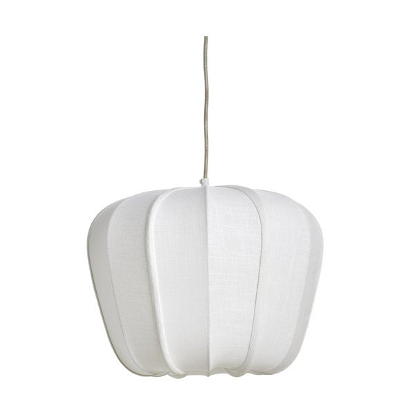 Kreemikas ripplamp kangast varjuga Zubedo - Light & Living