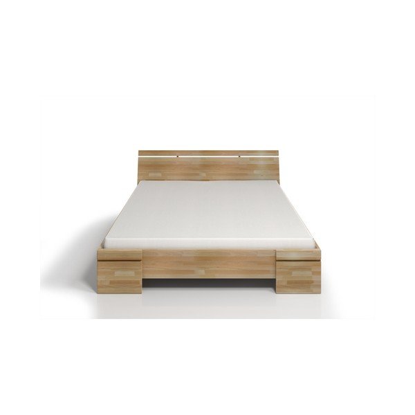 Dvoulůžková postel z bukového dřeva s úložným prostorem SKANDICA Sparta Maxi, 140 x 200 cm-image-1