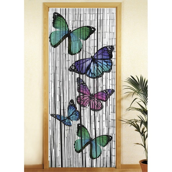 Bambusest uksekardin 200x90 cm Butterflies - Maximex-image-1