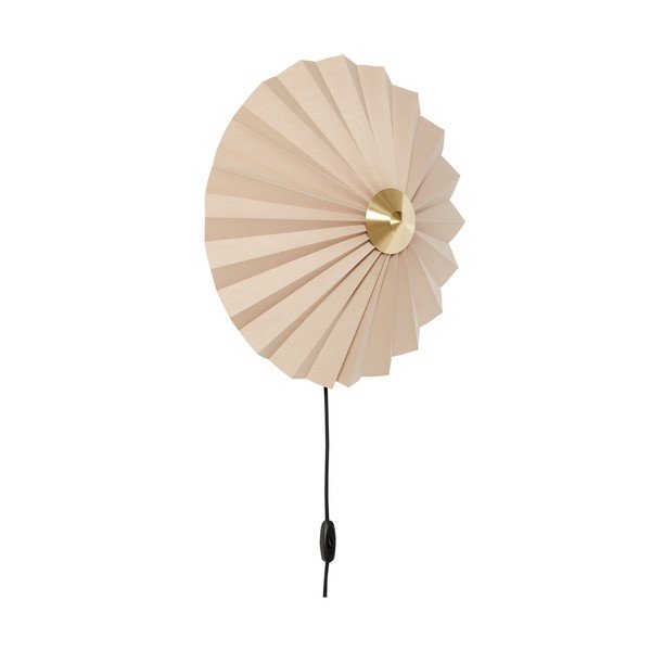 Beež seinalamp Pliss - Hübsch-image-2