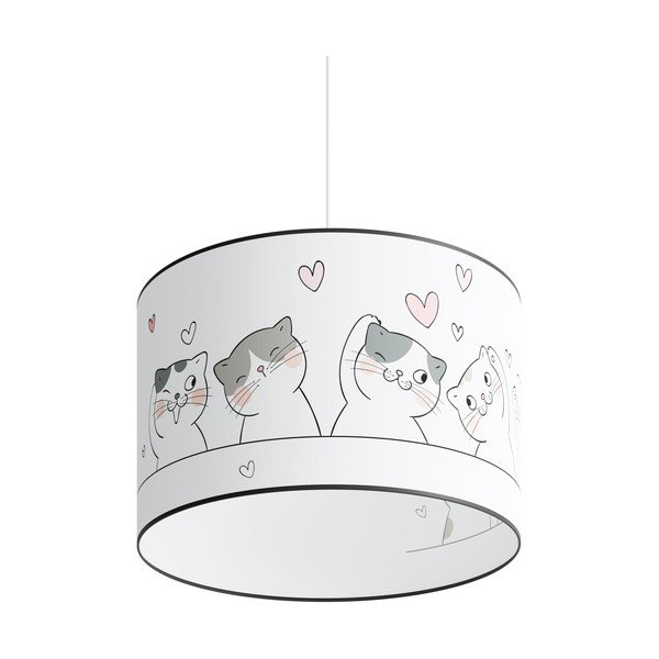 Valge laste valgusti Puss - Sollux