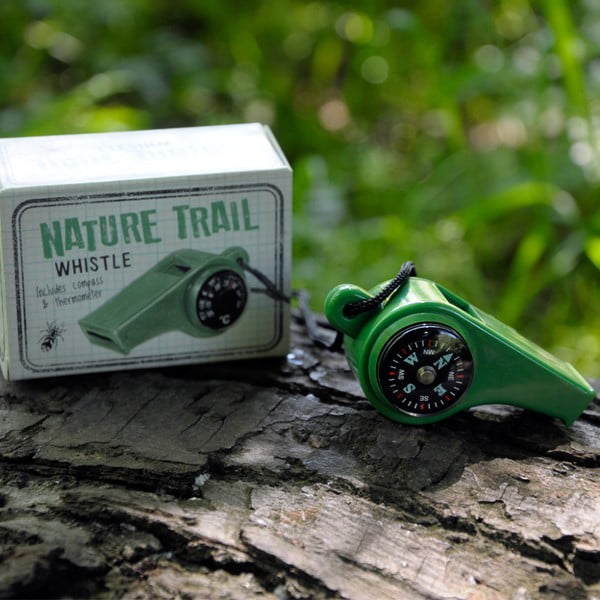 Píšťalka se zabudovaným teploměrem a kompasem Rex London Nature Trail-image-1