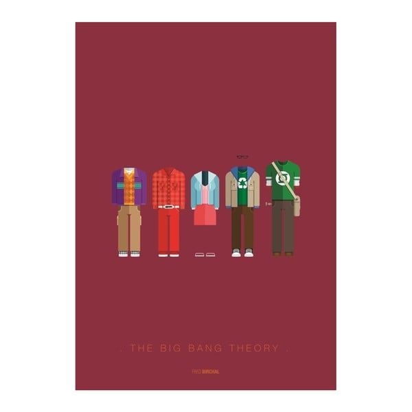 Plakát Costume Artwork Big Bang Theory