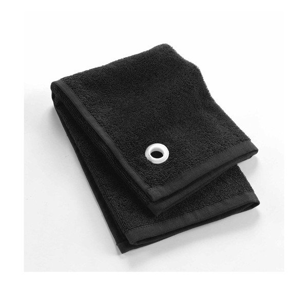 Must frotee-puuvillane rätik 50x50 cm Cuistot - douceur d'intérieur