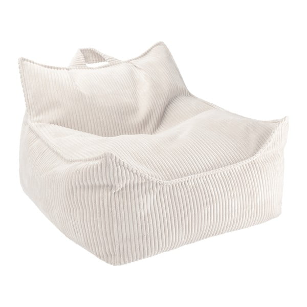 Kreem velvetist laste kott-tool Chair - Wigiwama