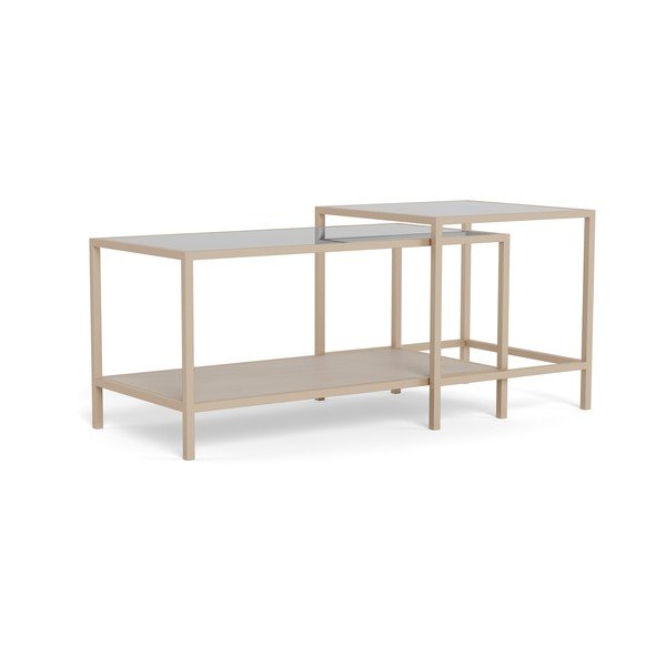 Hallid terasest diivanilauad 2tk komplektis 50x90 cm Seaford - Actona