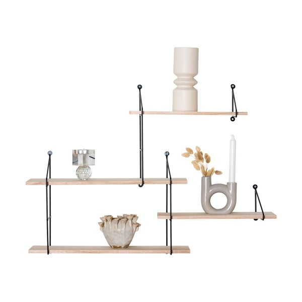 Mustast täispuidust riiul pavlovnia Harlem Hyde - House Nordic-image-2