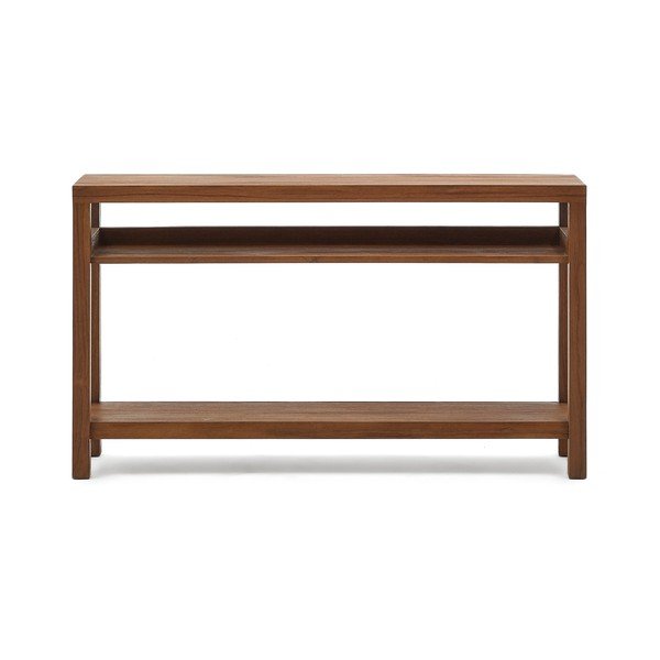 Konsoollaud tiigipuidust 35x140 cm Sashi - Kave Home-image-3