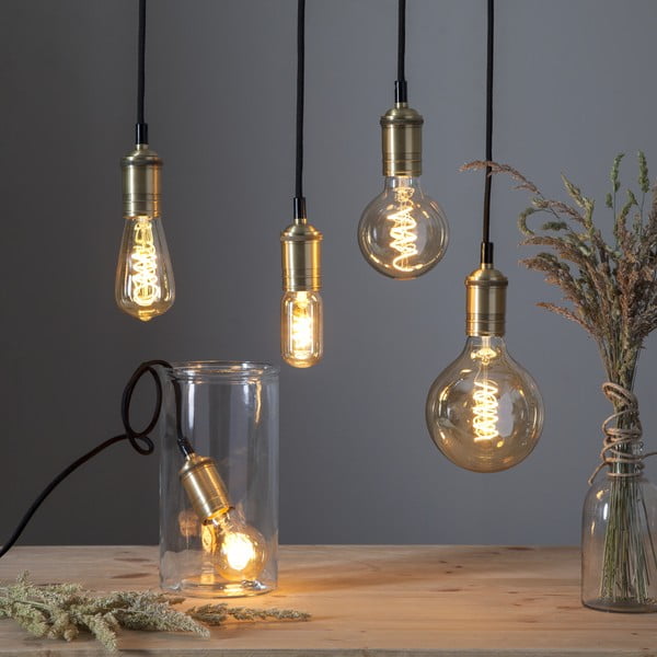 Soe valge hõõgniidiga hämardatav pirn E27, 3 W Spiral Filament - Star Trading-image-2