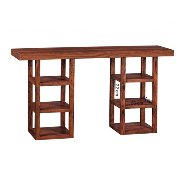Konzolový stolek z masivního palisandrového dřeva Skyport Jacinta