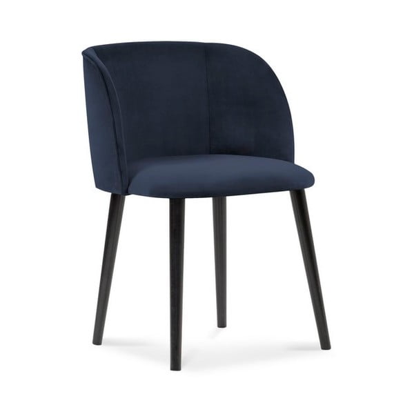 Tmavě modrá jídelní židle se sametovým potahem Windsor & Co Sofas Aurora