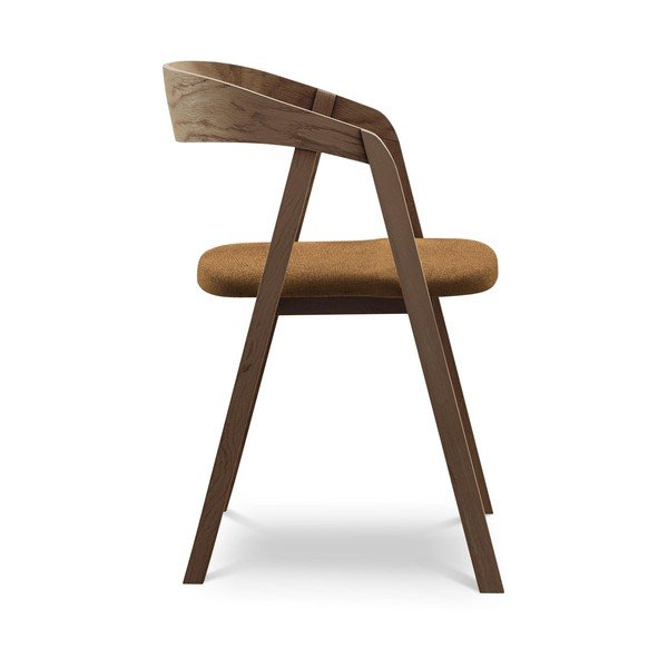 Täispuidust söögitool terrakota värvi Erika - Makamii-image-2