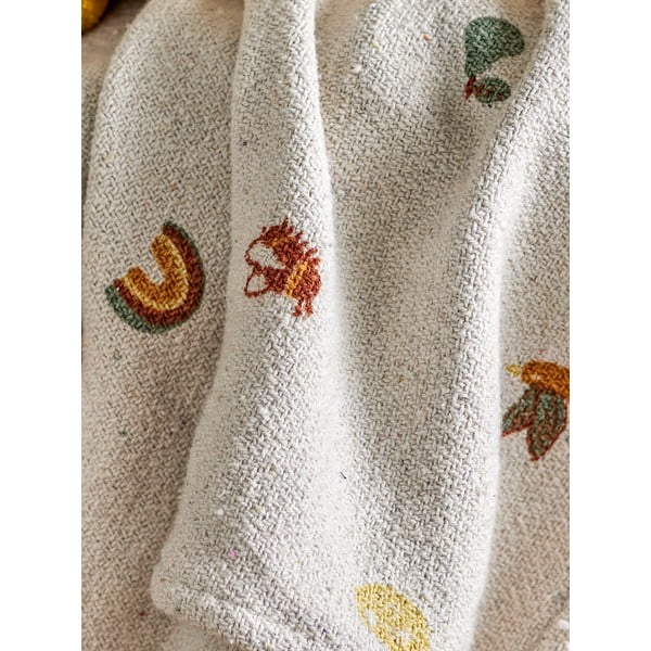 Valge laste tekk 80x100 cm Agnes - Bloomingville Mini-image-2