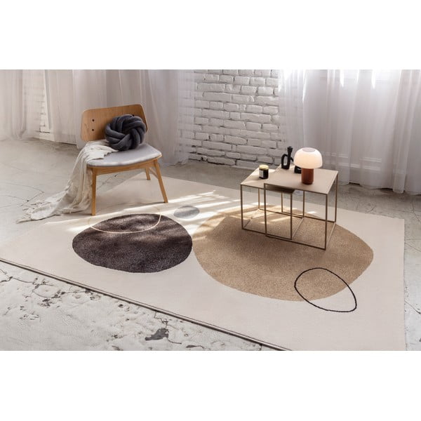 Beež-kreem vaip 140x200 cm Peblinne - Bonami Selection-image-1