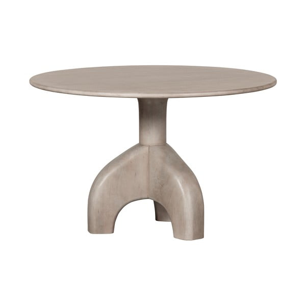 Ümmargune mangopuust söögilaud ø 120 cm Smooth - BePureHome-image-1