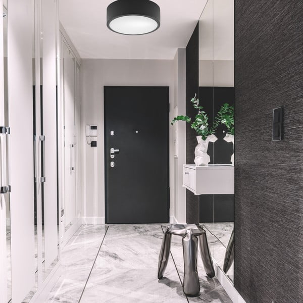 Must laevalgusti klaasist lambivarjundiga - LAMKUR-image-1