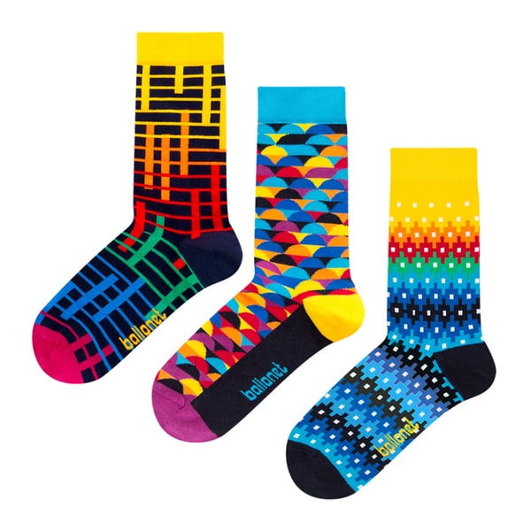 Dárková sada ponožek Ballonet Socks Color, velikost 36-40