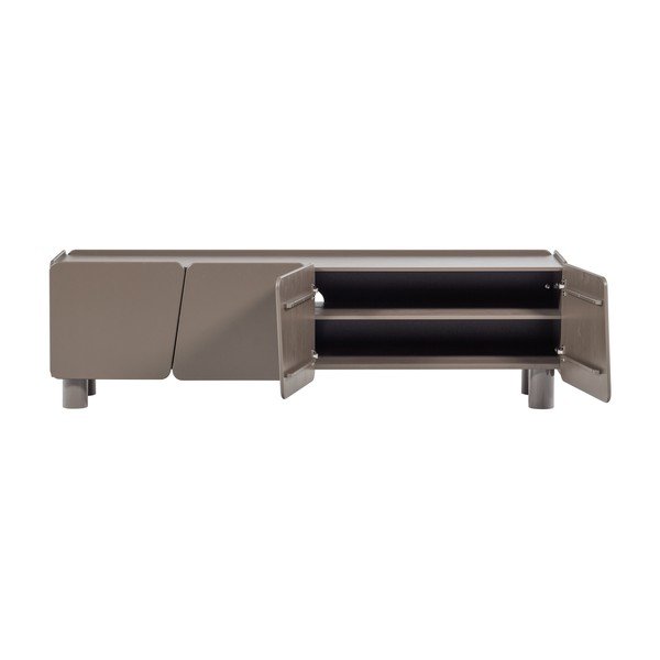 Pruun männipuidust TV-alus 200x58x45 cm Root - WOOOD-image-3