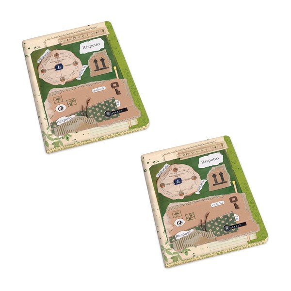 Töövihikud 2tk komplektis, 192lk A6 formaadis Rispetto - Kartos-image-1