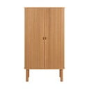 Tammedekooriga lükandustega kapp 80x145 cm Langley - Actona