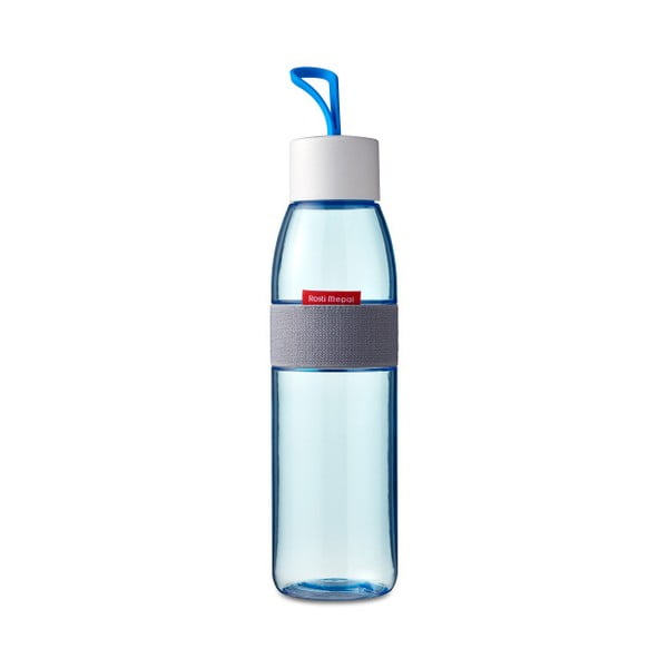 Světle modrá lahev na vodu Rosti Mepal Ellipse, 500 ml