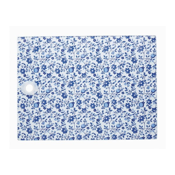 Prkénko Blue Floral Pattern, 40x30 cm