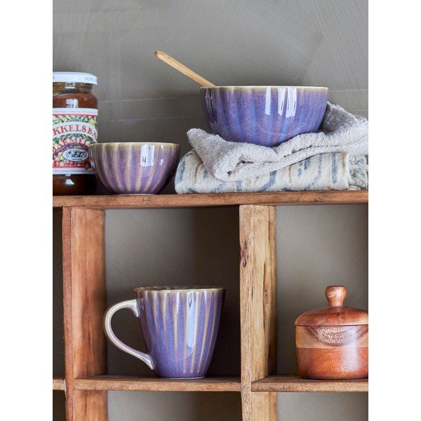 Tume lilla kivikeraamiline kruus 220 ml Latina - Bloomingville-image-4