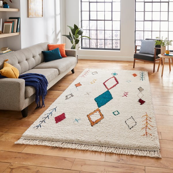 Beež vaip 170x120 cm Boho - Think Rugs-image-1
