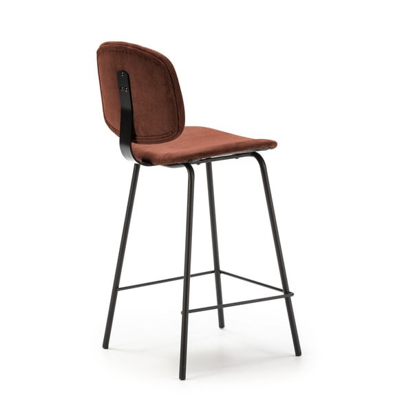 Burgundia värvi baaritoolid 2tk komplektis (istme kõrgus 64 cm) Arus - Marckeric-image-4