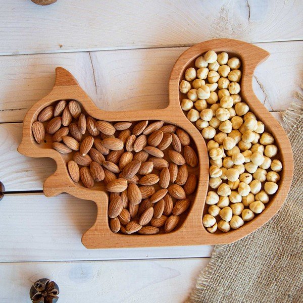 Puidust taldrik 20x28 cm - Hermia-image-1