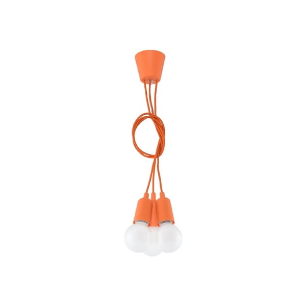 Oranž rippvalgusti ø 15 cm Rene - Nice Lamps