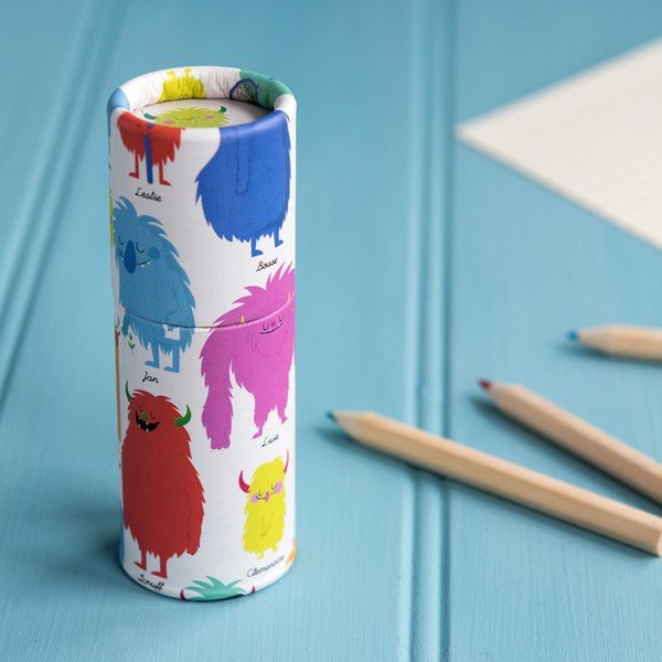 Komplekt 12 Monsters Of The World mini värvipliiatsit - Rex London-image-1