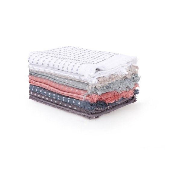 Puuvillased rätikud 6tk komplektis 40x60 cm Berlino - Foutastic