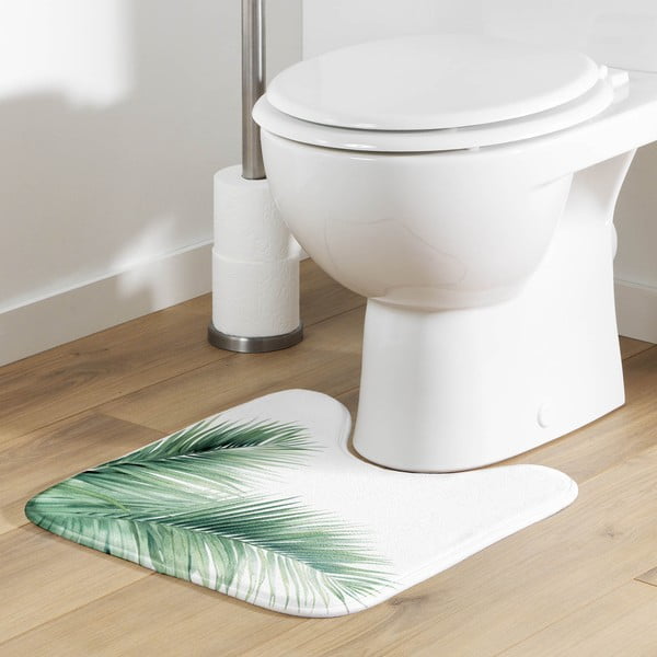 Valge-roheline WC-vaip 45x45 cm Havane - douceur d'intérieur-image-1