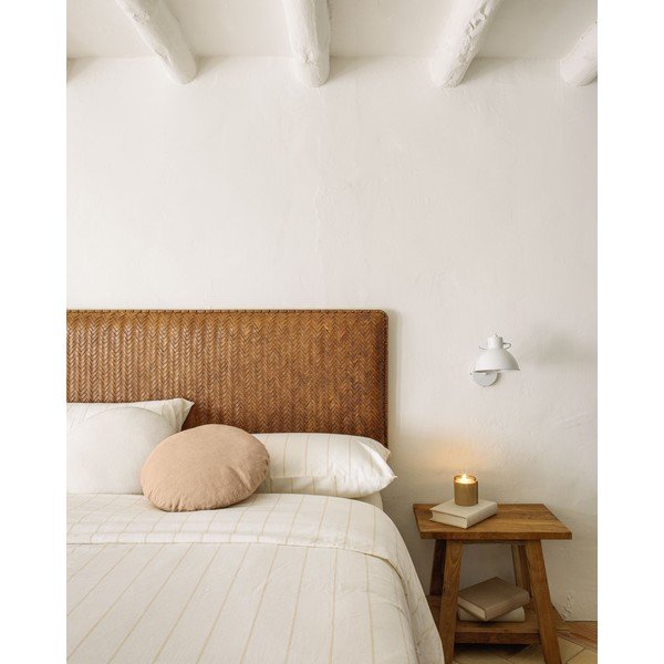 Pruun nahast voodipeats 163x60 cm Natesa - Kave Home-image-3