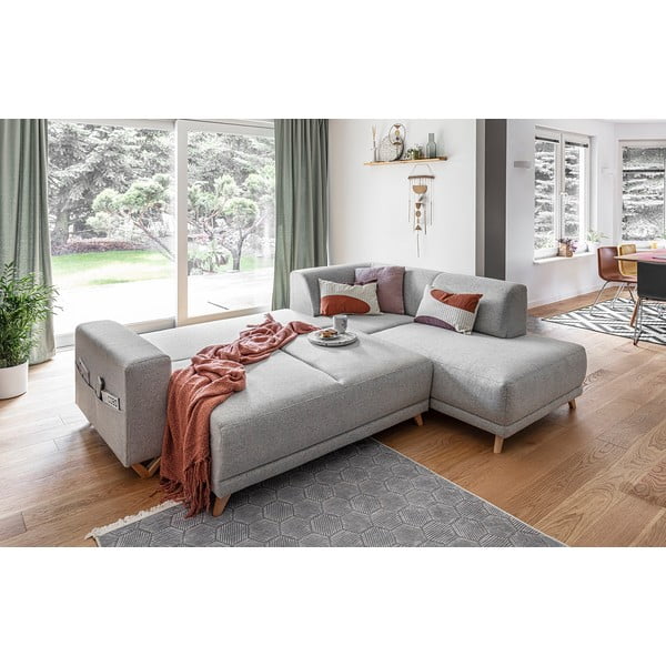 Helehall nurgadiivanvoodi panipaigaga (parempoolne/L-kujuline) Classy Sophie – Miuform-image-4