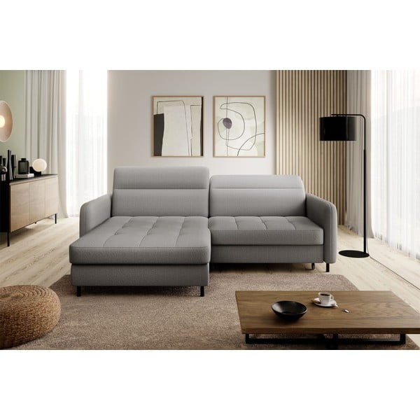 Hall sametist lahtikäiv/sahtliga nurgadiivan (vasak nurk/lamamisosaga) Gomsi – ELTAP-image-3