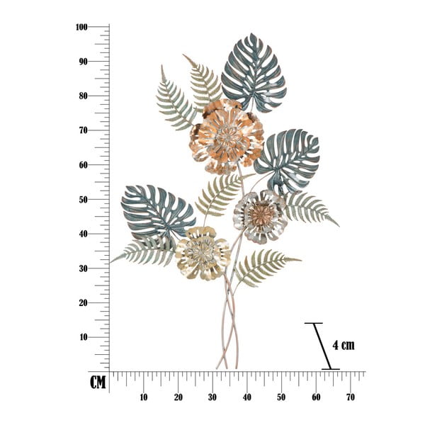 Rauast seinakaunistus looduslike motiividega , kõrgus 98 cm Too - Mauro Ferretti-image-4
