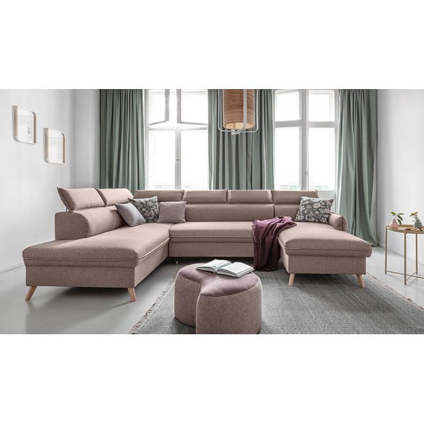 Beež nurgadiivanvoodi (vasak nurk) Sweet Harmony - Miuform-image-1