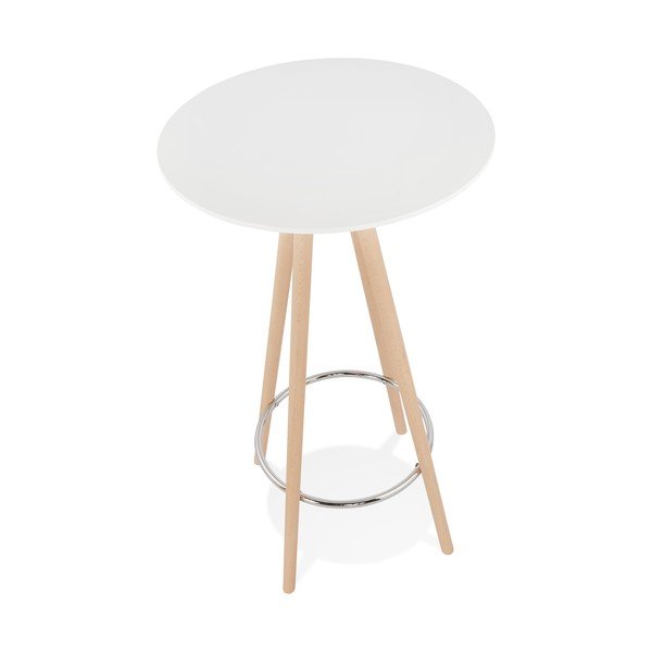 Bílý barový stůl Kokoon Deboo, výška 110 cm-image-2