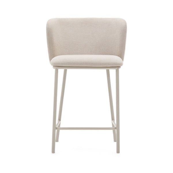 Beež baaritool (istme kõrgus 65 cm) Ciselia - Kave Home-image-3