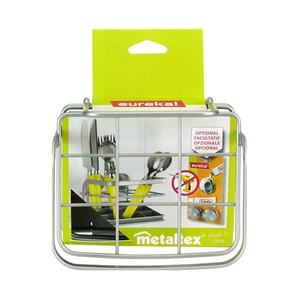 Seinale paigaldatud söögiriistade hoidja Eureka - Metaltex-image-2