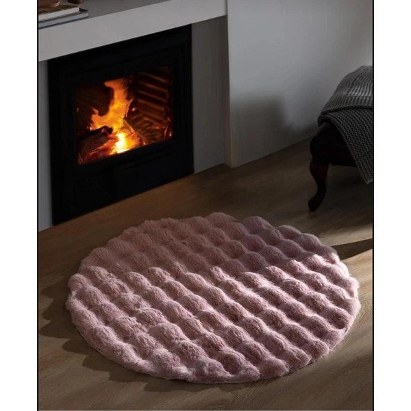 Roosa pestav ümmargune vaip ø 150 cm Bubble Pink - Mila Home-image-2
